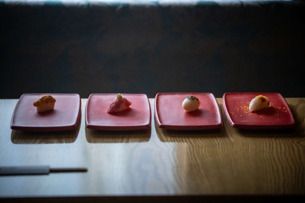 Nobu, sashimi