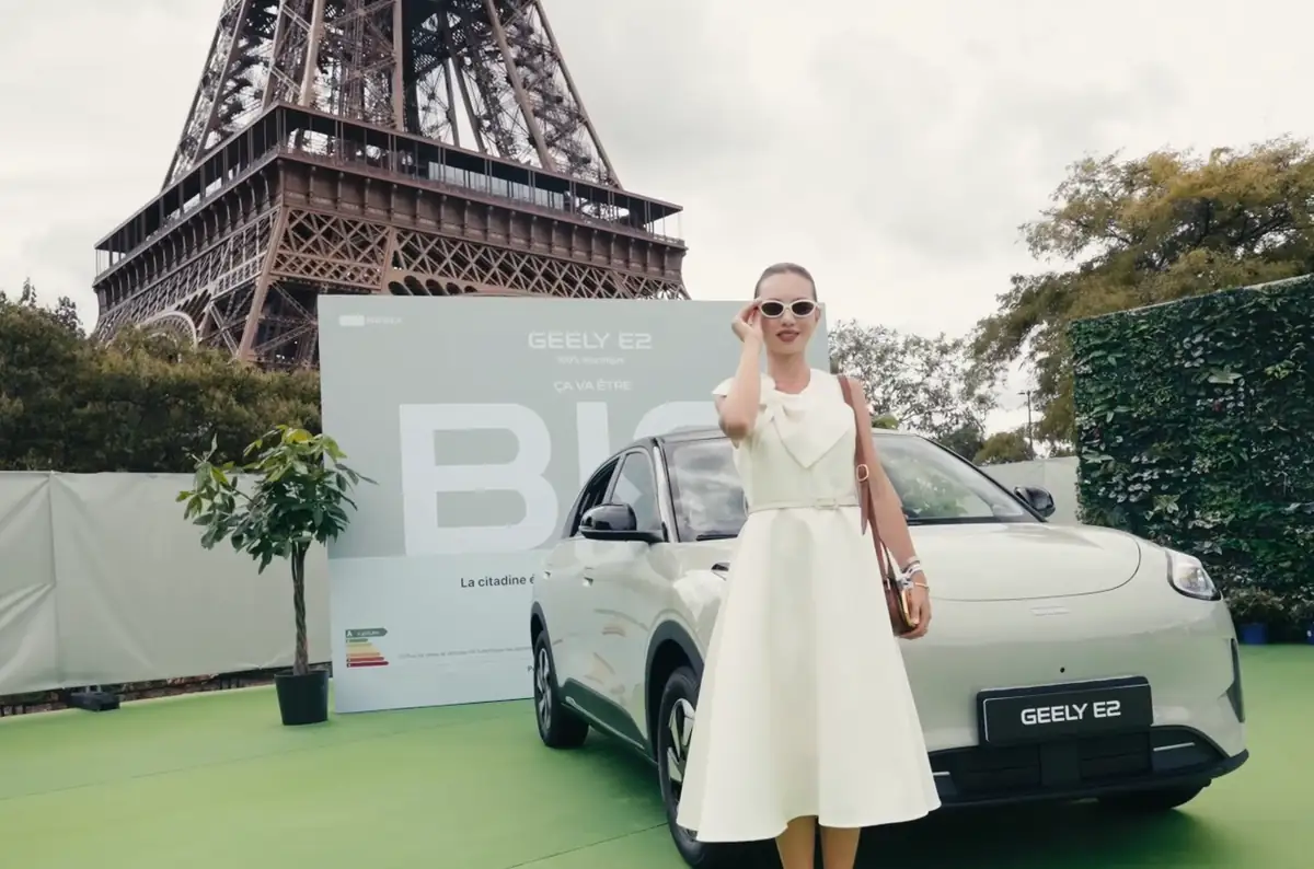 A Geely E2 a Sziget Fesztivál után a divat fővárosát is meghódította